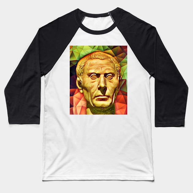 Suetonius Snow Portrait | Suetonius Artwork 15 Baseball T-Shirt by JustLit